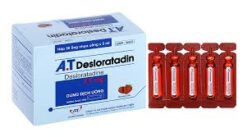 A.T Desloratadin 2,5 mg .Hộp*30 ống*5ml.An thiên