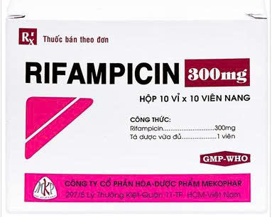 Rifampicin 300mg vien Mekophar H10v*10v