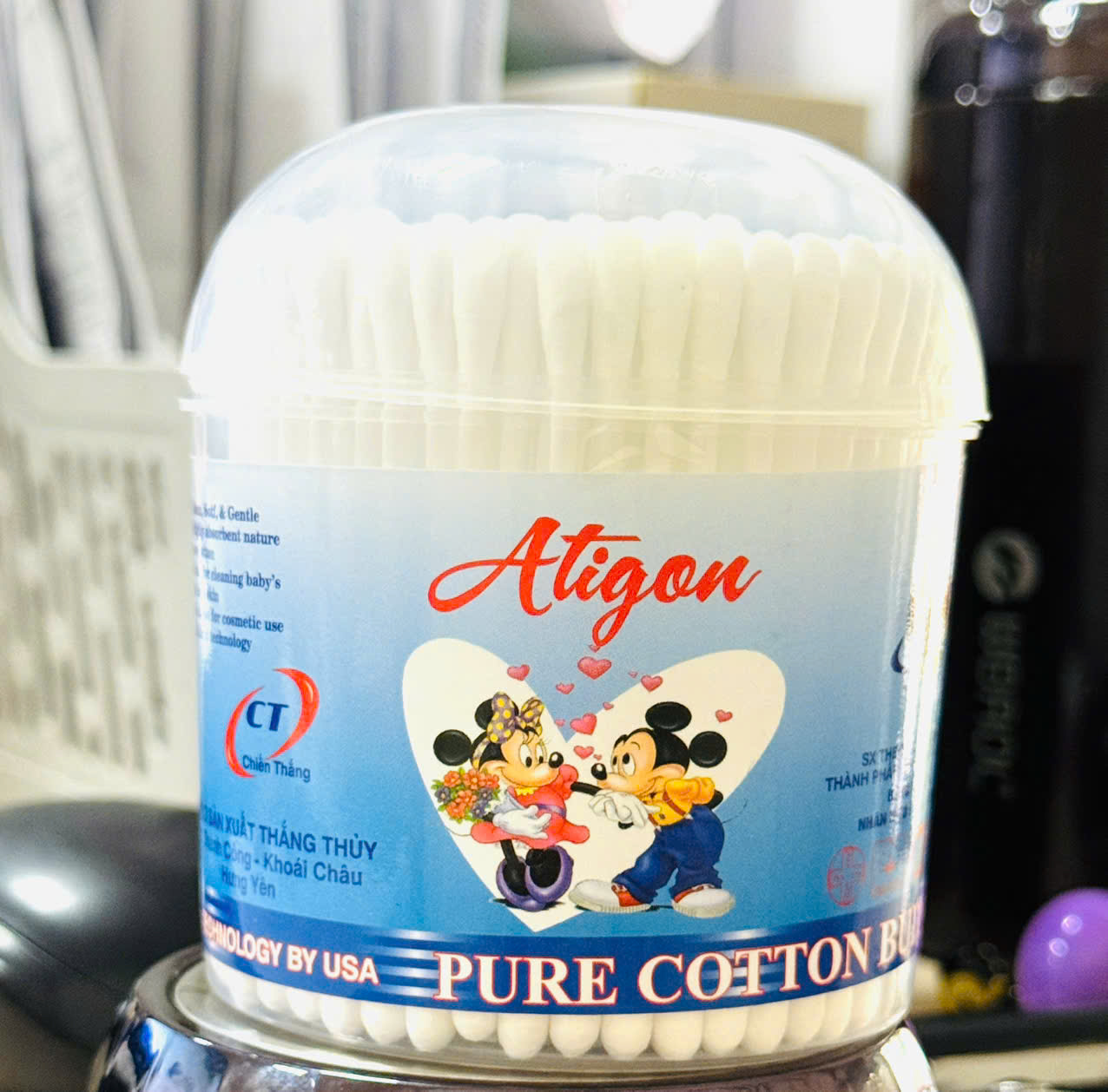 Bông tai nhựa người lớn Atigon