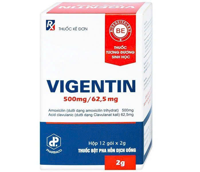 Vigentin 500mg /62,5 *12g